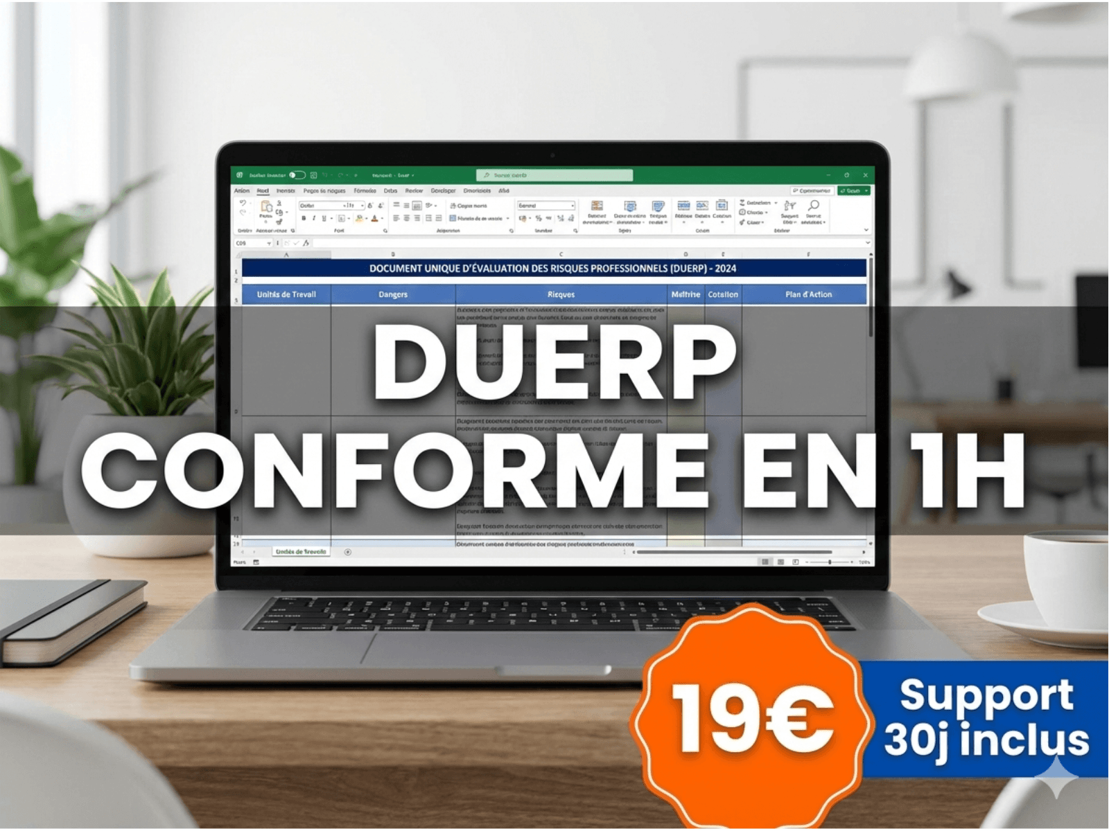 Pack Starter DUERP – Template Excel Pro